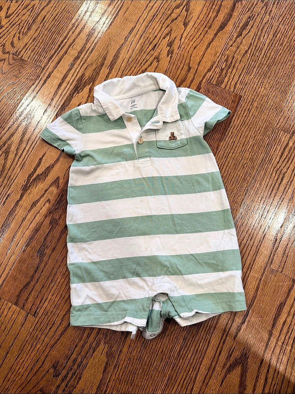 Gap Baby Polo Striped Romper Baby 18-24 Months